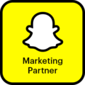 snap marketing partner badge